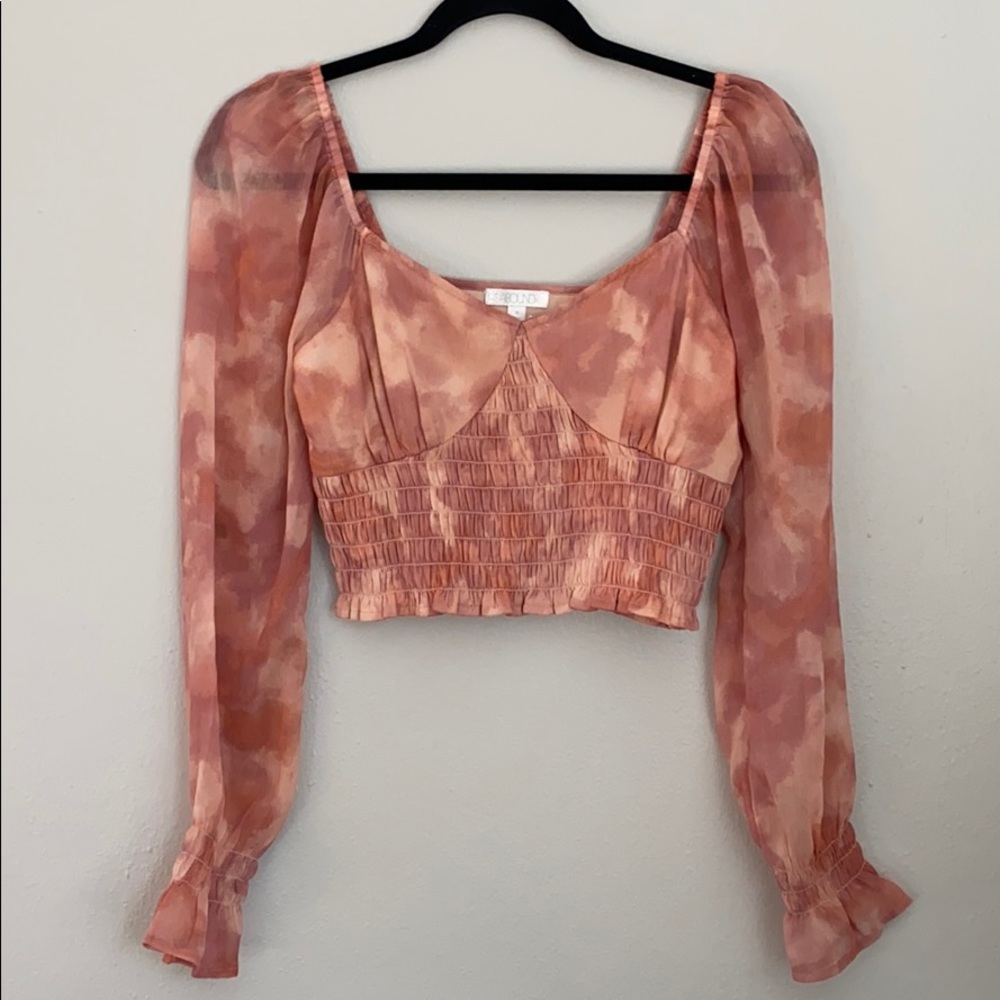 Pink crop top